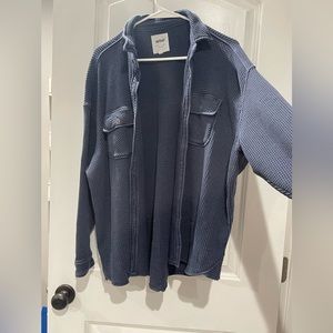 Aerie shirt jacket navy